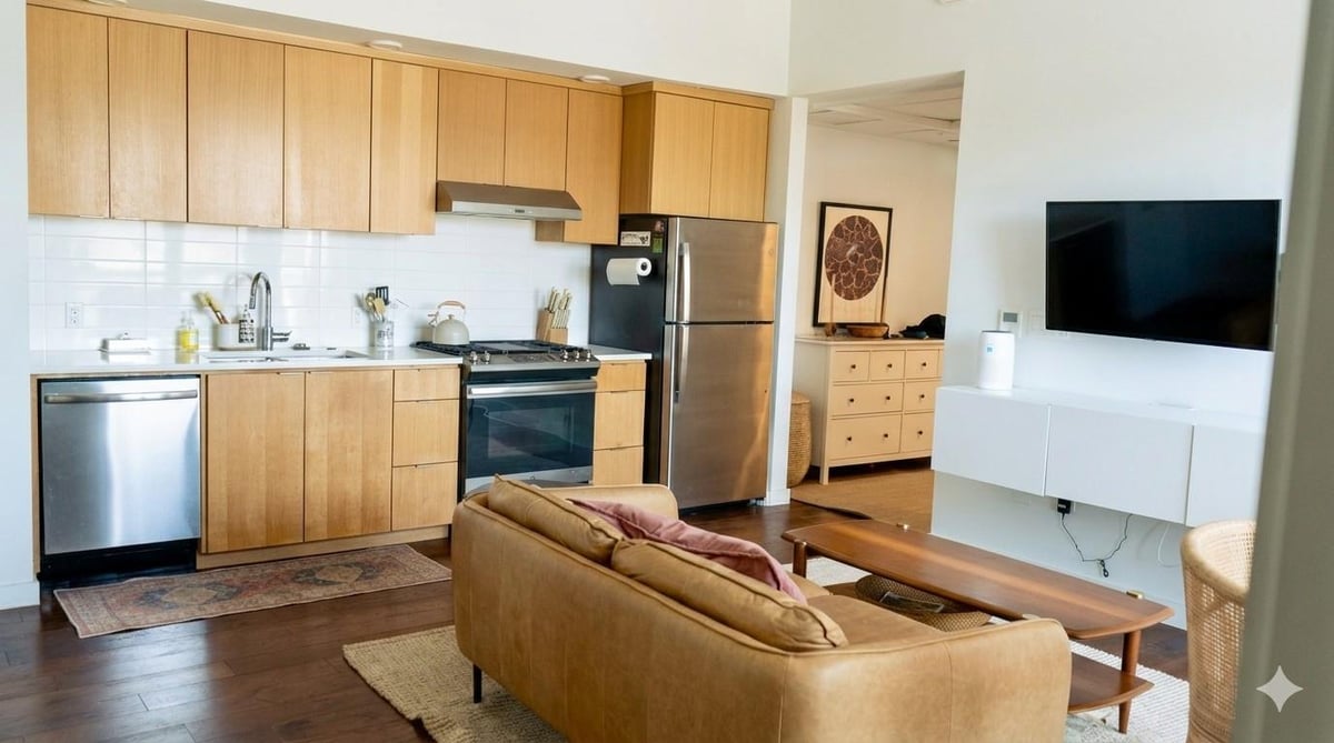 Primary bedroom at 1322 E 12th St Unit #201 - Angelina+12th Condominiums, Austin, TX
