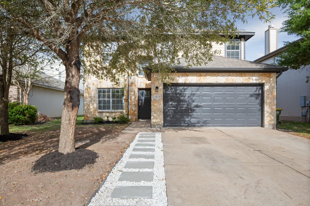 View 13220 Constellation DR in Greenbury Ph 02-B 13220 Constellation DR - front exterior - Luxury home in Greenbury Ph 02-B, Manor, TX