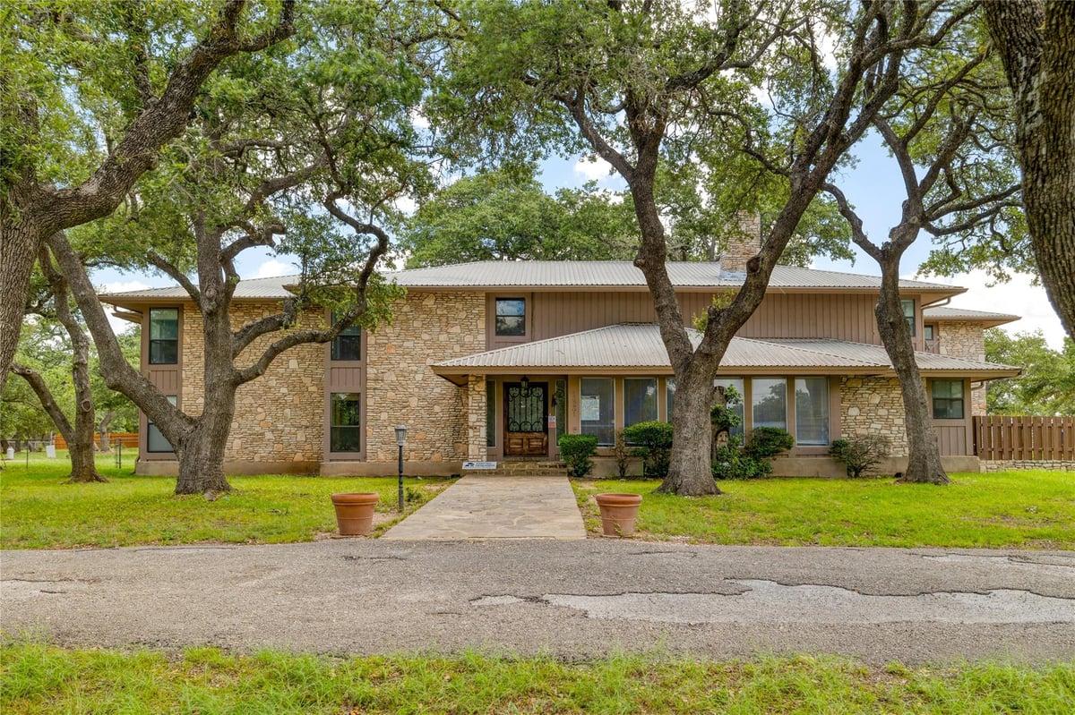 View 13231 Rooster Springs RD in None 13231 Rooster Springs RD - front exterior - Luxury home in None, Austin, TX
