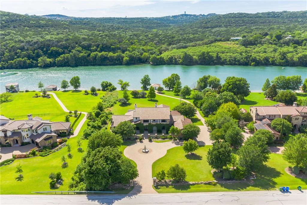 View 13240 Shore Vista Dr in Lake Austin 13240 Shore Vista Dr - front exterior - Luxury home in Lake Austin, Austin, TX