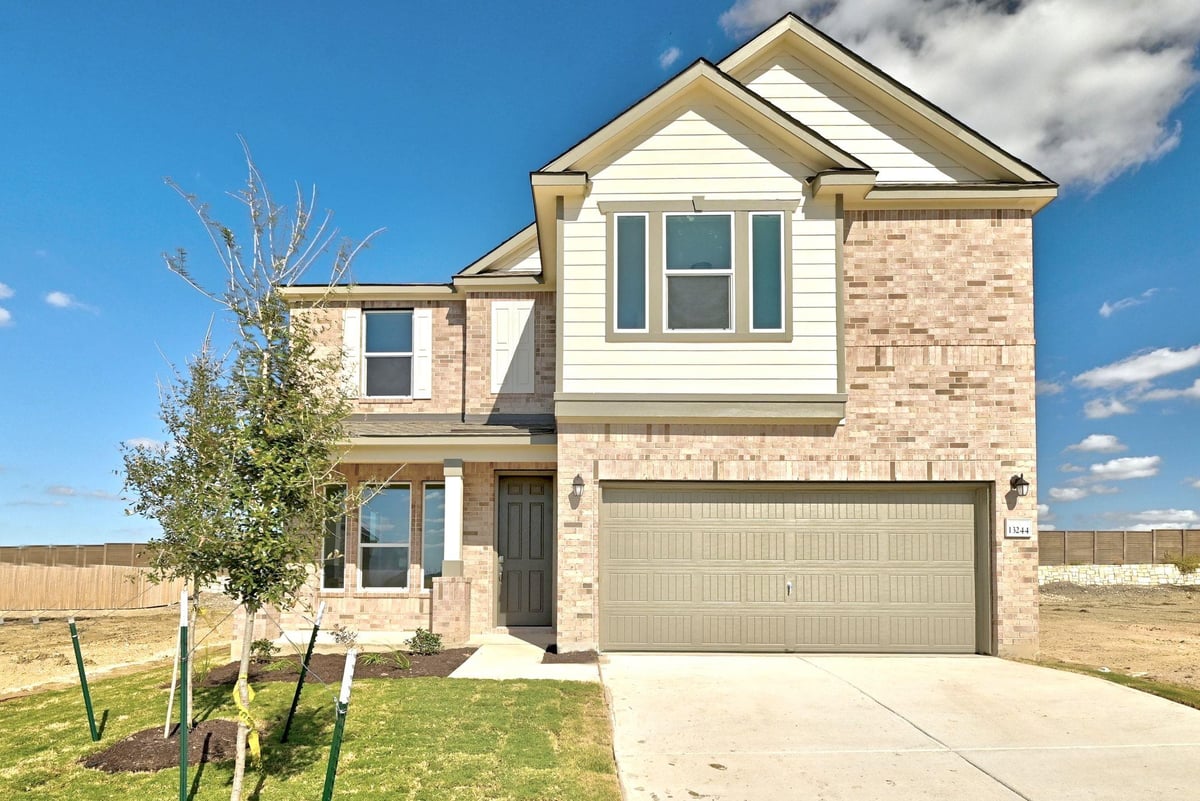 View 13244 Riversdale Rd in Stoney Chase 13244 Riversdale Rd - front exterior - Luxury home in Stoney Chase, Del Valle, TX