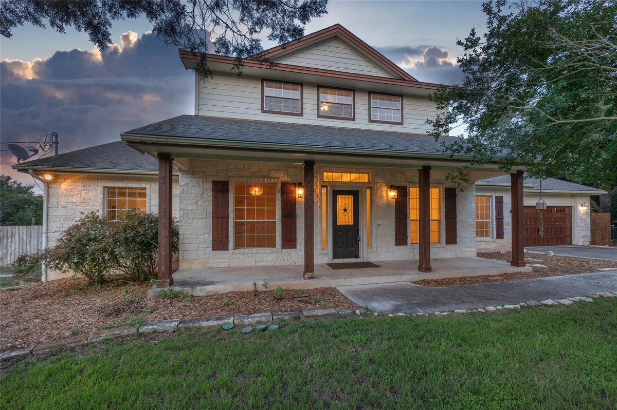 View 13245 Fieldstone Loop in Fieldstone 13245 Fieldstone Loop - front exterior - Luxury home in Fieldstone, Austin, TX