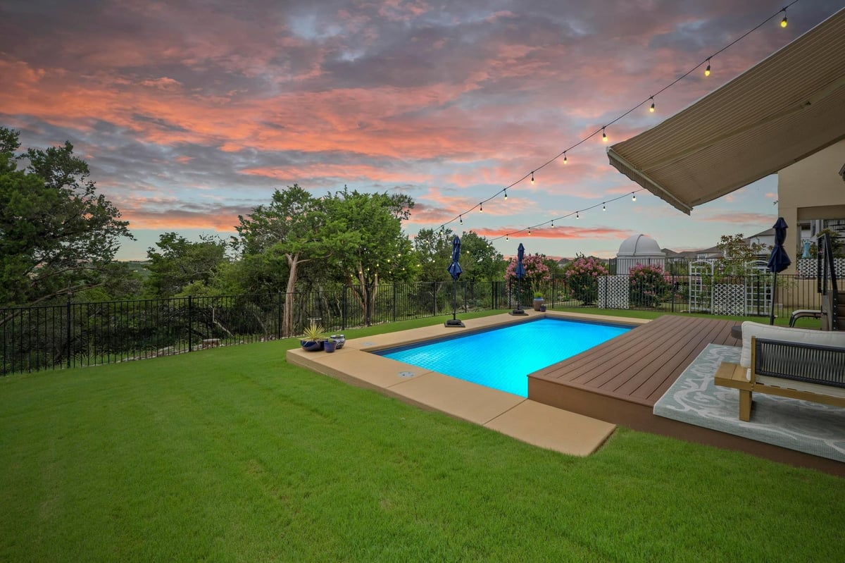 View 1329 Siena Sunset Rd in Travisso 1329 Siena Sunset Rd - front exterior - Luxury home in Travisso, Leander, TX