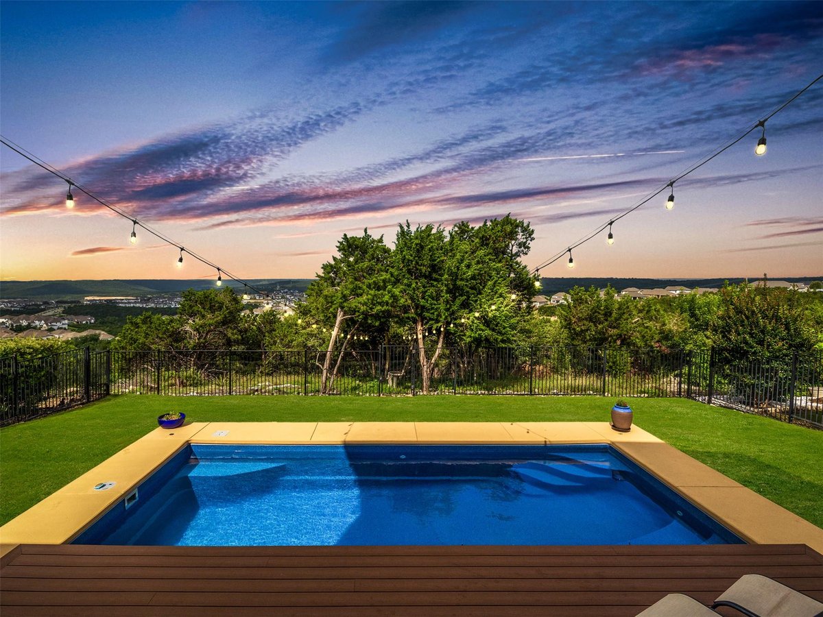 View 1329 Siena Sunset RD in Travisso 1329 Siena Sunset RD - front exterior - Luxury home in Travisso, Leander, TX