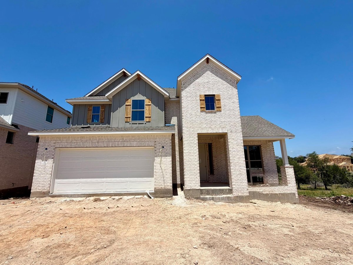 View 1329 White Daisy Ln in AUS - Parkside on the River 1329 White Daisy Ln - front exterior - Luxury home in AUS - Parkside on the River, Georgetown, TX