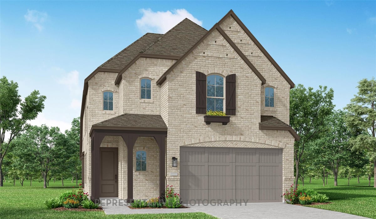 View 133 Three Oaks Ln in Wolf Ranch 133 Three Oaks Ln - front exterior - Luxury home in Wolf Ranch, Georgetown, TX