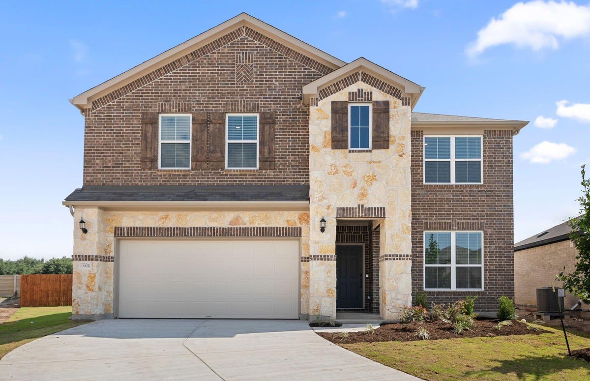 View 13304 Cuchillo PATH in Lagos 13304 Cuchillo PATH - front exterior - Luxury home in Lagos, Manor, TX