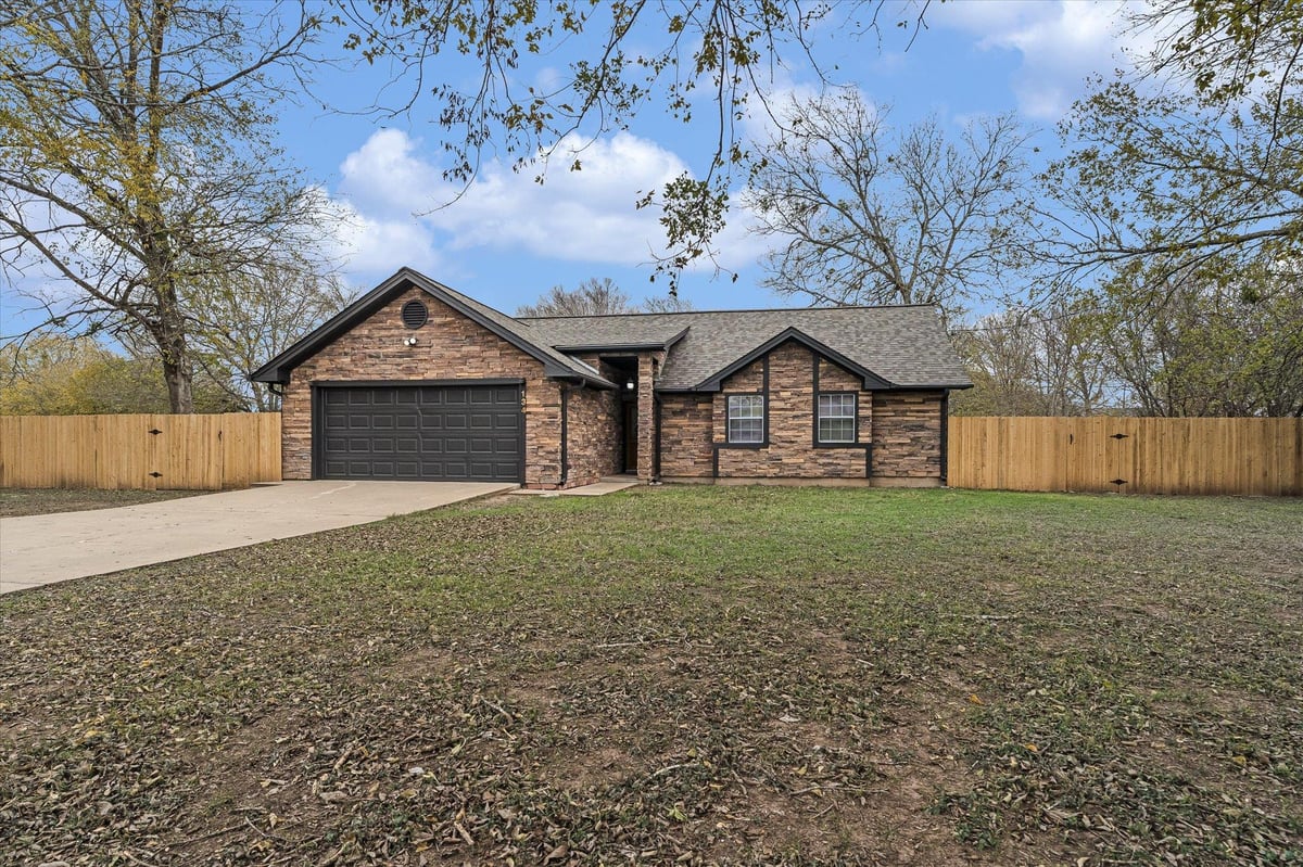 View 134 Laumaia Ln in Tahitian Village 134 Laumaia Ln - front exterior - Luxury home in Tahitian Village, Bastrop, TX