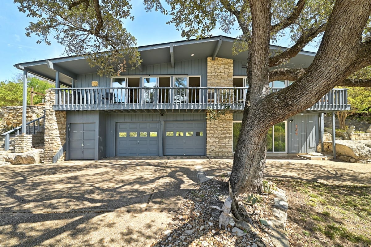 View 134 Sailfish in Lakeway Sec 01 134 Sailfish - front exterior - Luxury home in Lakeway Sec 01, Lakeway, TX