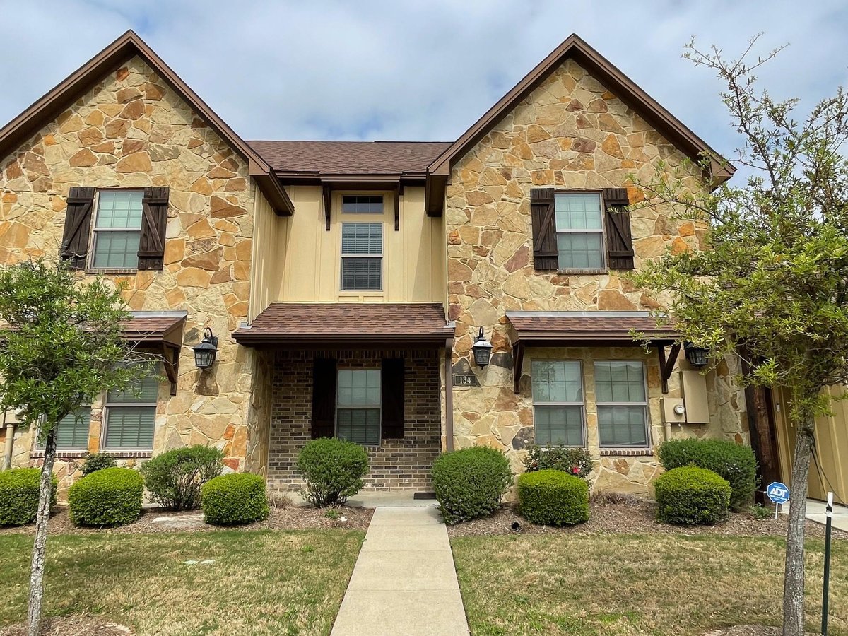 View 134 Tang Cake Dr in Barracks II Sub Ph 108 134 Tang Cake Dr - front exterior - Luxury home in Barracks II Sub Ph 108, College Station, TX