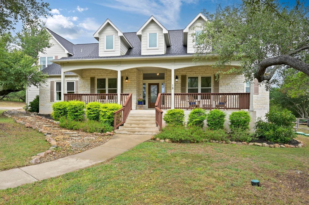 View 13410 Saddle Back PASS in Homestead Sec 02 13410 Saddle Back PASS - front exterior - Luxury home in Homestead Sec 02, Austin, TX
