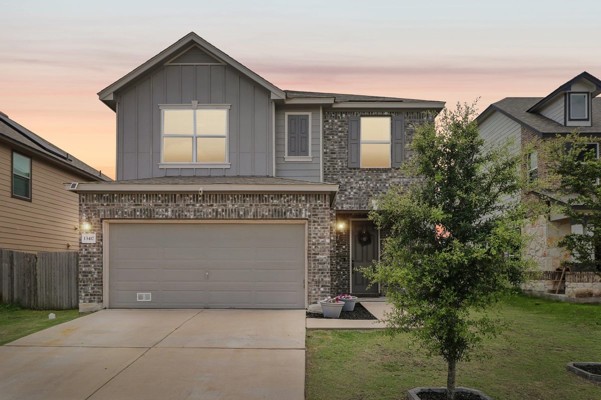 13417 Virtue ST - front exterior - Luxury home in PRESIDENTIAL MEADOWS, Manor, TX