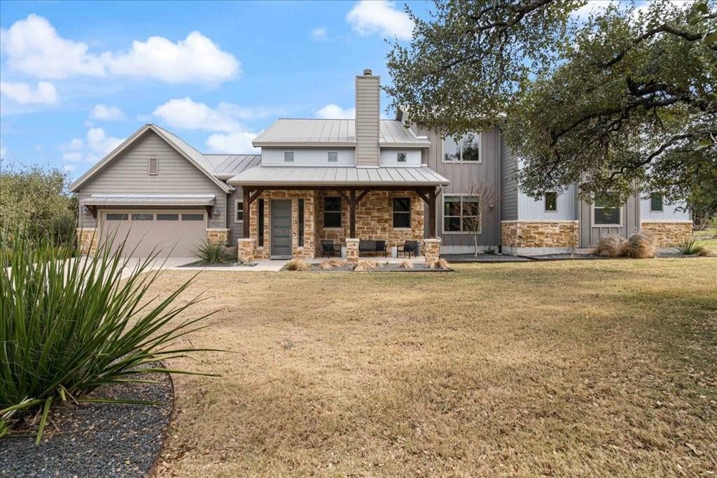 View 13421 Saddle Back Pass in Homestead Sec 02 13421 Saddle Back Pass - front exterior - Luxury home in Homestead Sec 02, Austin, TX