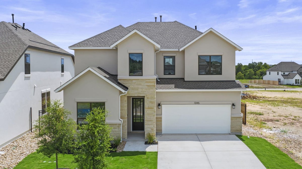 View 1345 Sweet Violet DR in Wildspring - Arbor Collection 1345 Sweet Violet DR - front exterior - Luxury home in Wildspring - Arbor Collection, Leander, TX