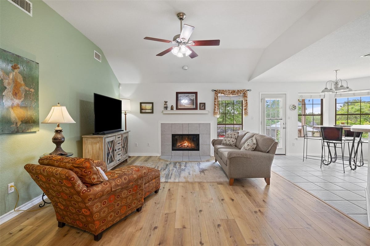 Living area at 135 Barton Rd - 3 bed 2 bath home