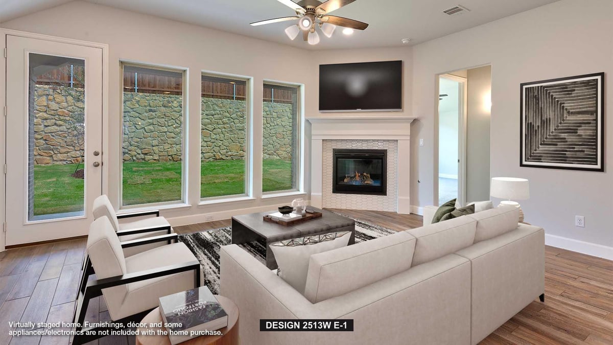 Living area at 135 Hadleigh Dr - 4 bed 3 bath home