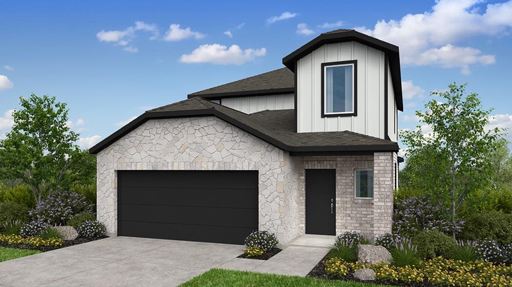 View 135 Mad Pupper Dr in Sunfield 135 Mad Pupper Dr - front exterior - Luxury home in Sunfield, Buda, TX