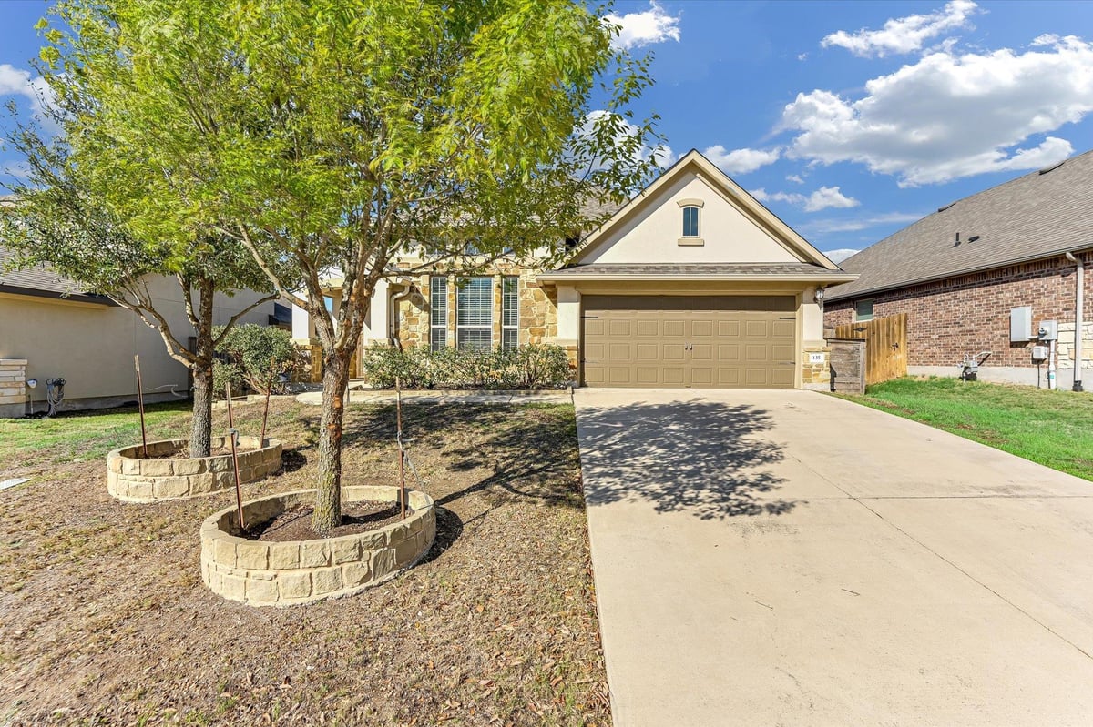 View 135 Tailwind DR in Crosswinds Ph One 135 Tailwind DR - front exterior - Luxury home in Crosswinds Ph One, Kyle, TX
