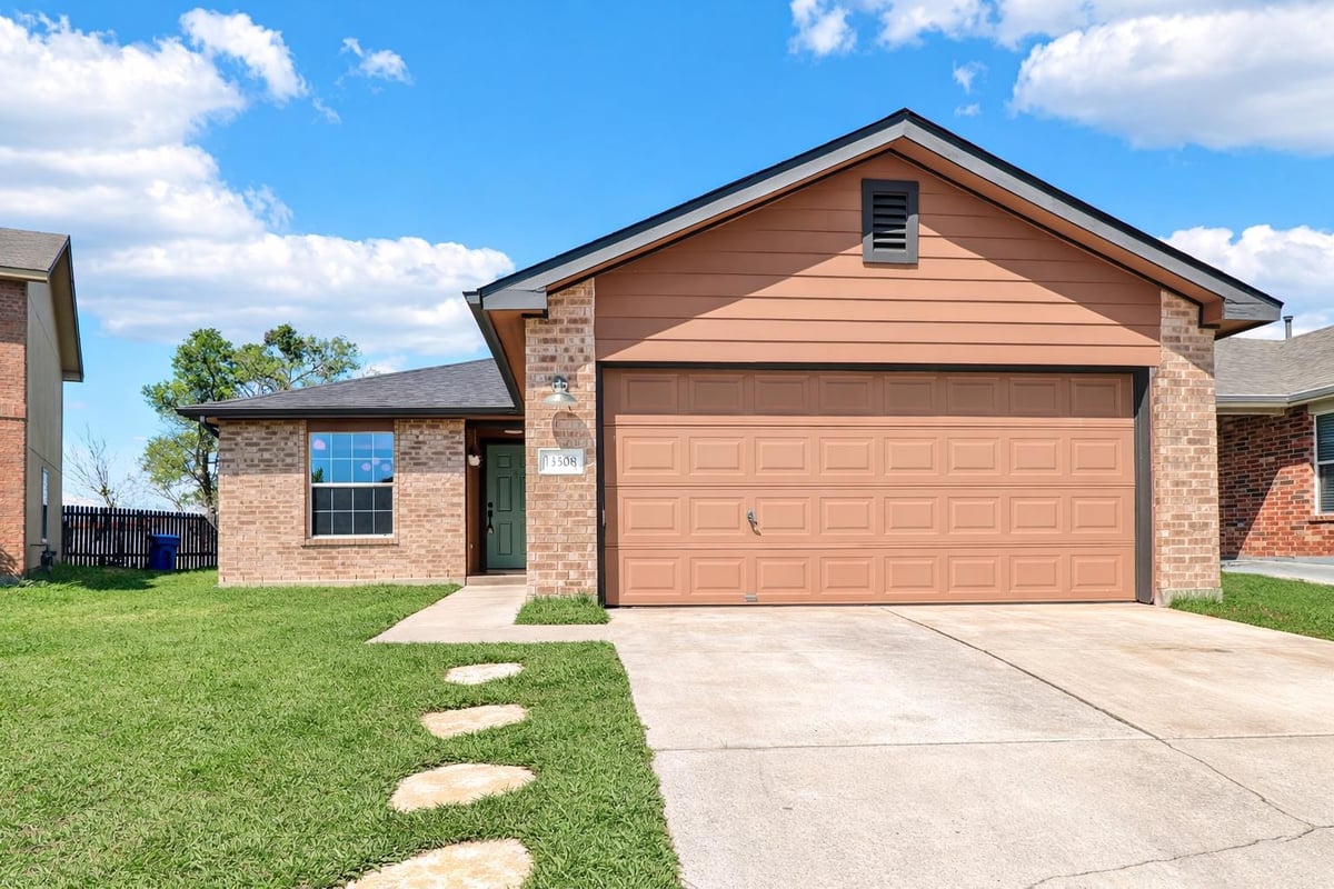 View 13508 Sierra Wind LN in Westwind Sec 01 Amd Of 13508 Sierra Wind LN - front exterior - Luxury home in Westwind Sec 01 Amd Of, Elgin, TX