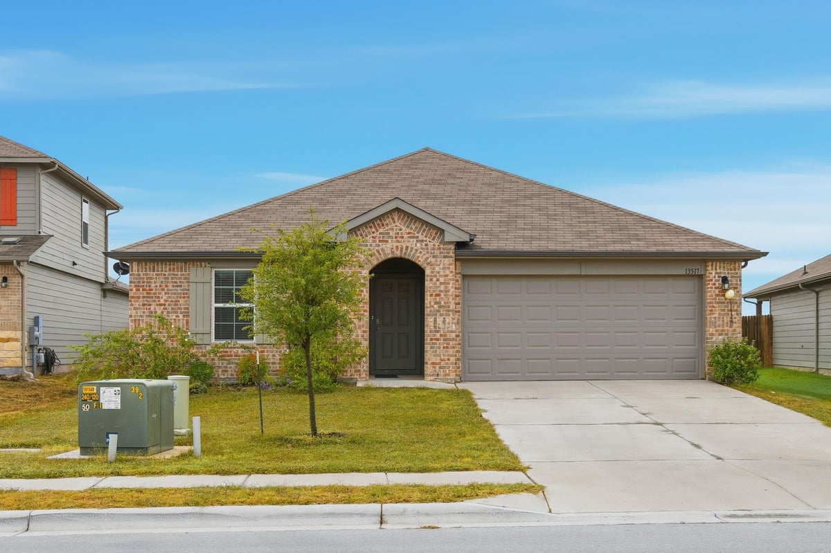 View 13517 Brahmin Dr in Tiermo 13517 Brahmin Dr - front exterior - Luxury home in Tiermo, Austin, TX