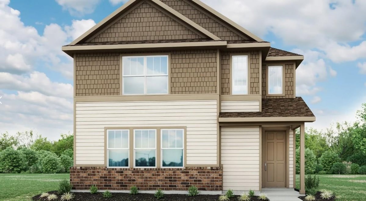 View 13521 Muny Pkwy in Creeks Crossing 13521 Muny Pkwy - front exterior - Luxury home in Creeks Crossing, Elgin, TX