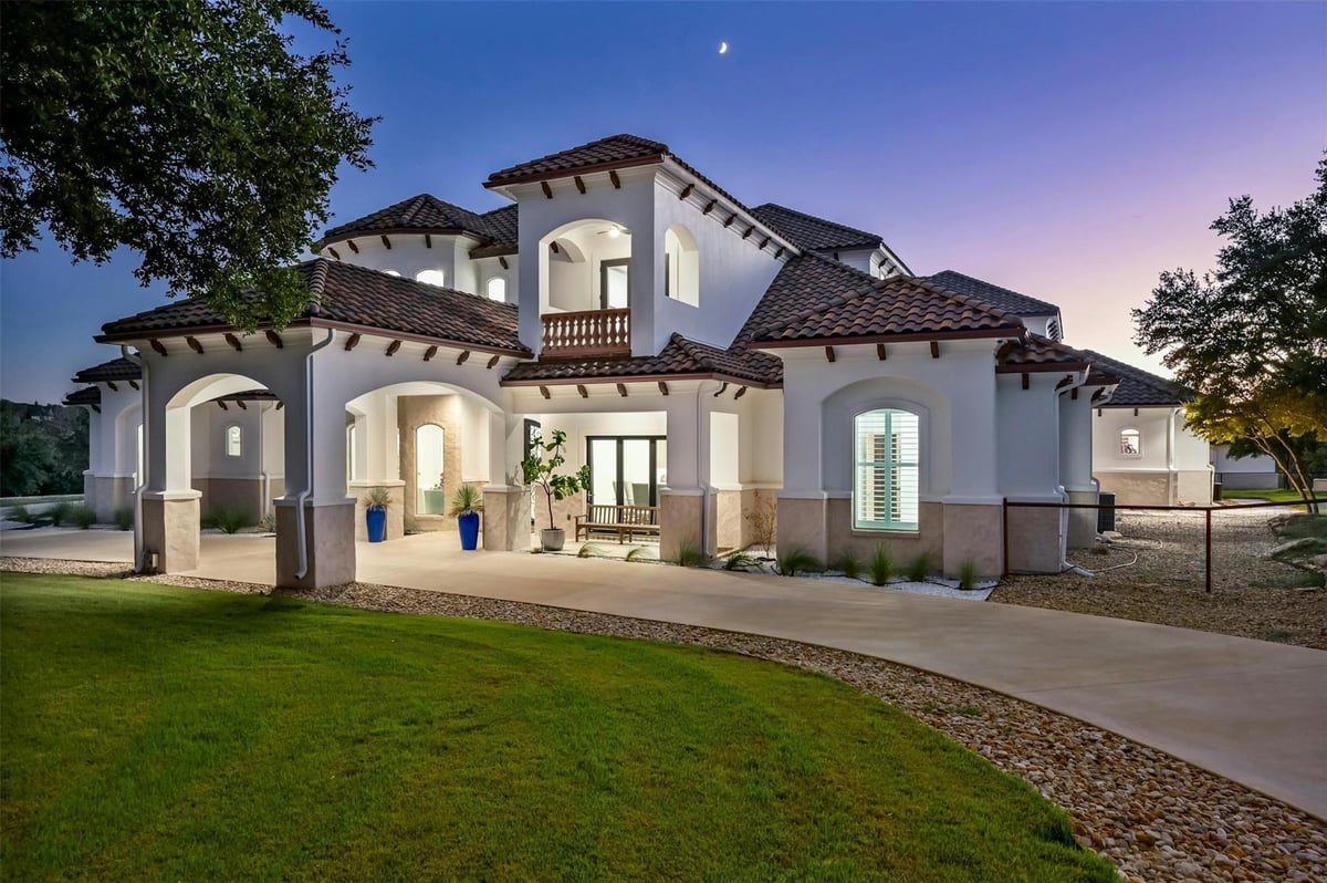 View 1355 Crystal Springs CT in Hidden Spgs Sec Two 1355 Crystal Springs CT - front exterior with 1355 Crystal Springs Ct in Salado - Luxury home in Hidden Spgs Sec Two, Sala...