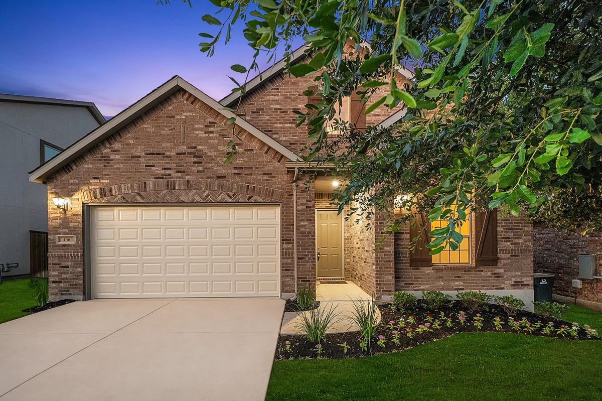 View 136 Tailwind DR in Crosswinds Ph One 136 Tailwind DR - front exterior - Luxury home in Crosswinds Ph One, Kyle, TX