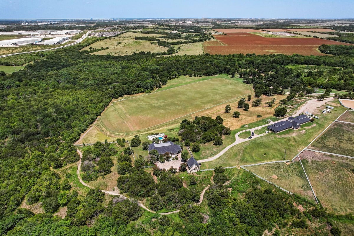 View 13628 Gregg Manor Rd in None 13628 Gregg Manor Rd - front exterior - Luxury home in None, Manor, TX