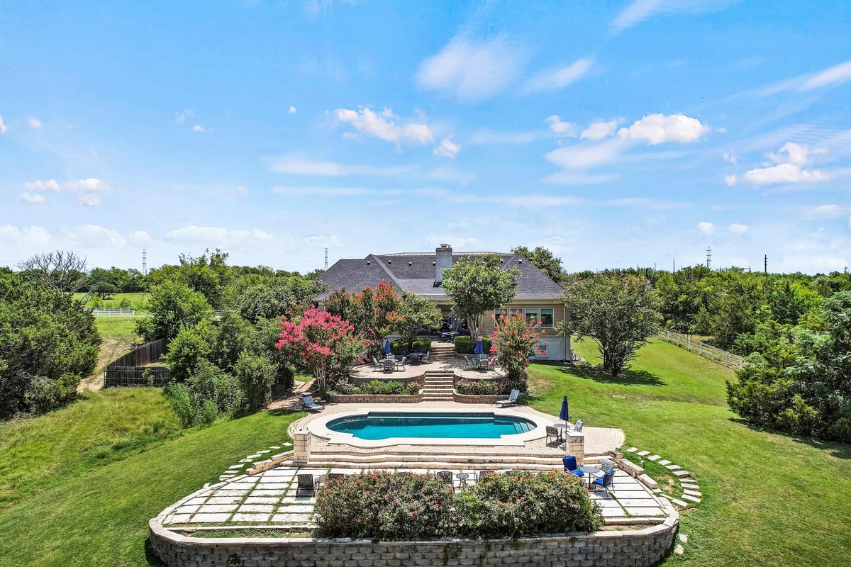 13628 Gregg Manor Rd - front exterior - Luxury home in None, Manor, TX