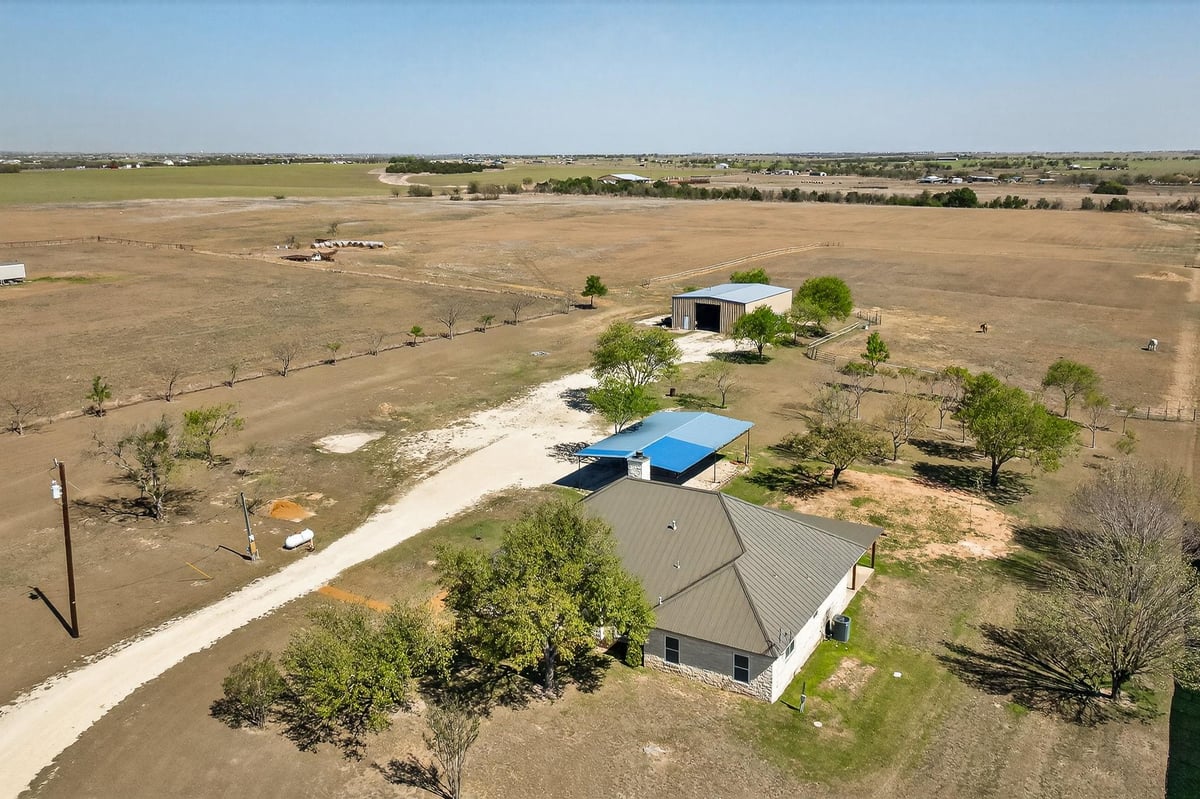 View 13639 Abrahamson RD in Thiem Ranch 13639 Abrahamson RD - front exterior - Luxury home in Thiem Ranch, Manor, TX