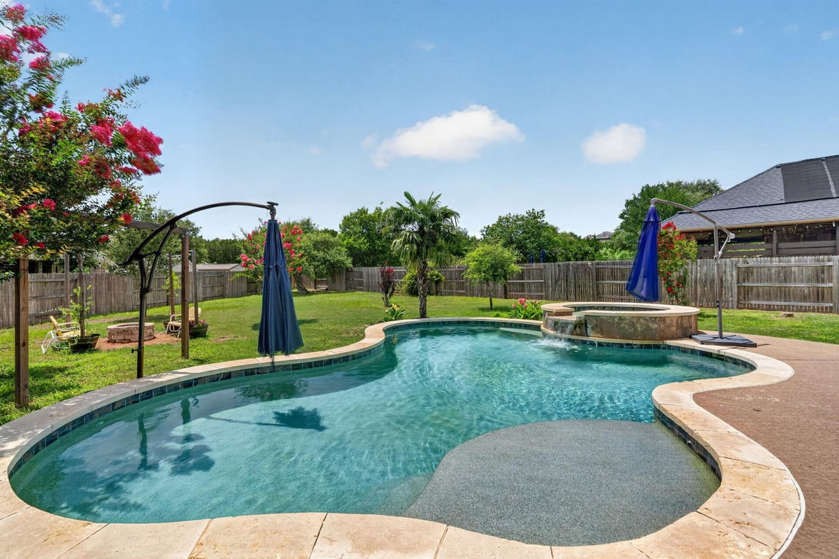 View 13680 Mesa Verde DR in Belterra Ph 4 Sec 12A 13680 Mesa Verde DR - front exterior - Luxury home in Belterra Ph 4 Sec 12A, Austin, TX