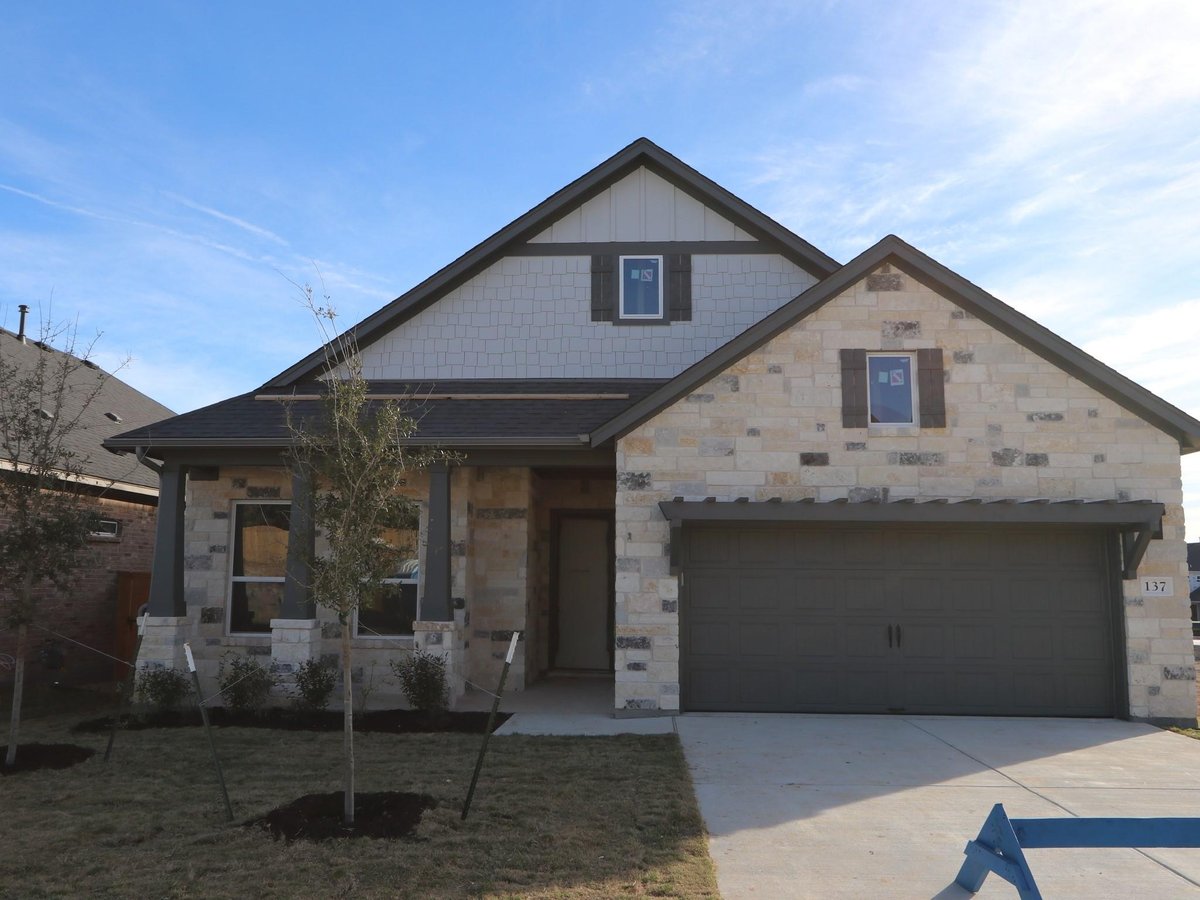 View 137 Bishop Wood Rd in Heritage 137 Bishop Wood Rd - front exterior - Luxury home in Heritage, Dripping Springs, TX