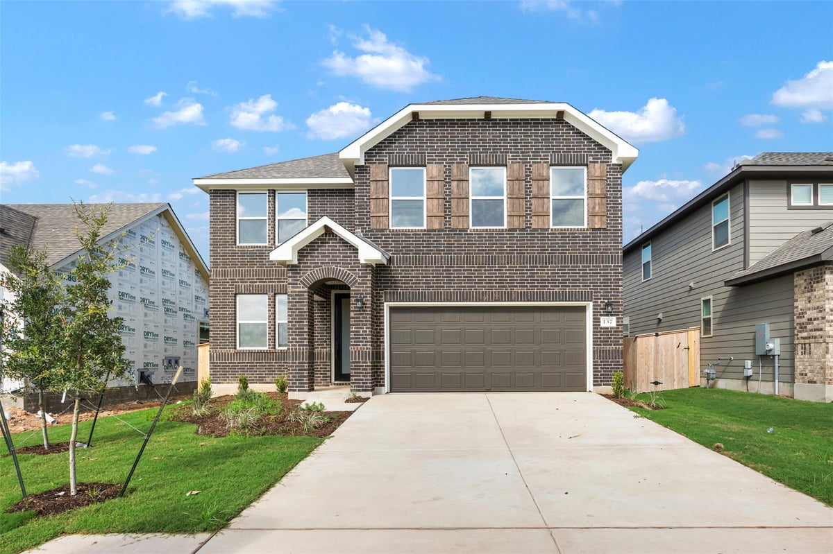 137 Jans WAY - front exterior - Luxury home in Patterson Ranch, Georgetown, TX