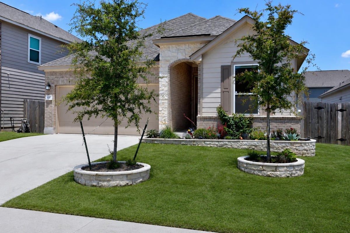 View 137 Lost Treasure TER in Retreat at San Gabriel 137 Lost Treasure TER - front exterior - Luxury home in Retreat at San Gabriel, Georgetown, TX