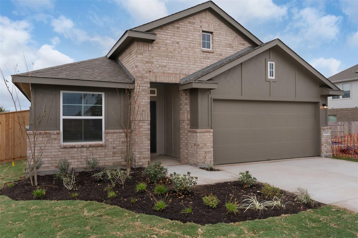 View 13701 Scarlett Song Dr in Briarwood 13701 Scarlett Song Dr - front exterior - Luxury home in Briarwood, Elgin, TX
