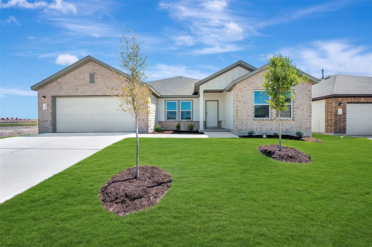 View 13709 Warnock Trl in Carillon 13709 Warnock Trl - front exterior - Luxury home in Carillon, Manor, TX
