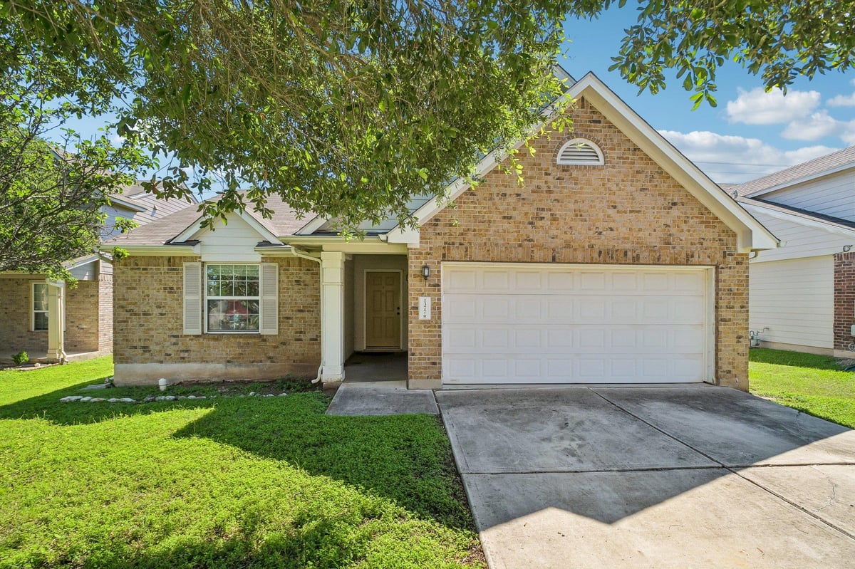 View 1377 Beechwood DR in Hometown Kyle Ph 1 1377 Beechwood DR - front exterior - Luxury home in Hometown Kyle Ph 1, Kyle, TX