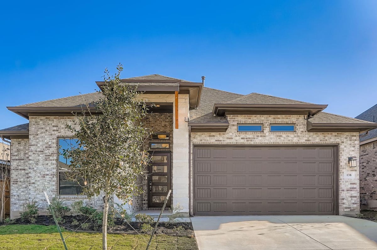 View 138 Prickly Poppy Loop in 6 Creeks 138 Prickly Poppy Loop - front exterior - Luxury home in 6 Creeks, Kyle, TX