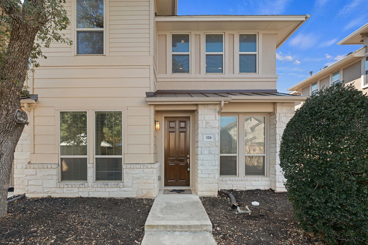 View 13800 Lyndhurst St Unit #326 in Lakeline Center Condo Bldg 32 13800 Lyndhurst St Unit #326 - front exterior - Luxury home in Lakeline Center Condo Bldg 32, Austin, TX