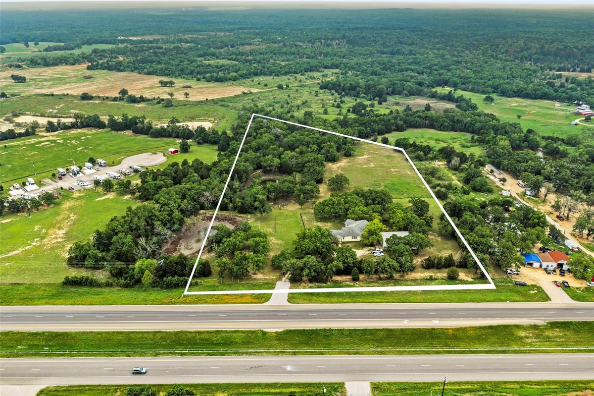 View 1389 Highway 290 E in Black, Joseph 1389 Highway 290 E - front exterior - Luxury home in Black, Joseph, Elgin, TX