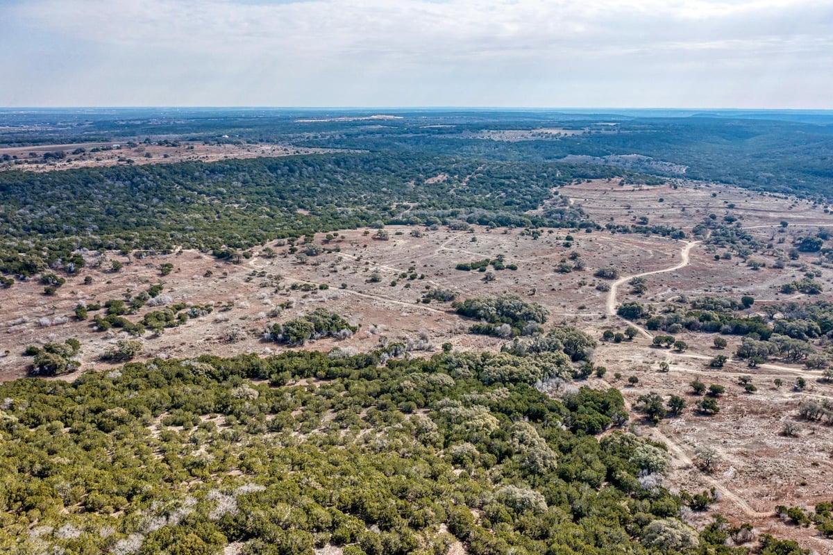 View 1395 Mountain Creek Rd 1395 Mountain Creek Rd - aerial view with 1395 Mountain Creek Rd in Marble Falls - Luxury home in Marble Falls, TX