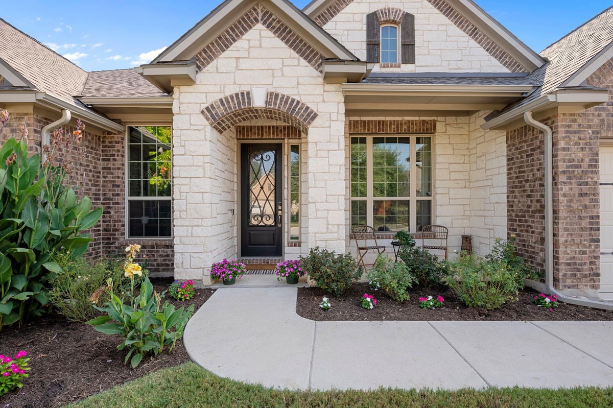 View 140 Fannin Battleground Ln in Parkside at Mayfield Ranch 140 Fannin Battleground Ln - property photo 1 - Luxury home in Parkside at Mayfield Ranch, Georgetown, TX