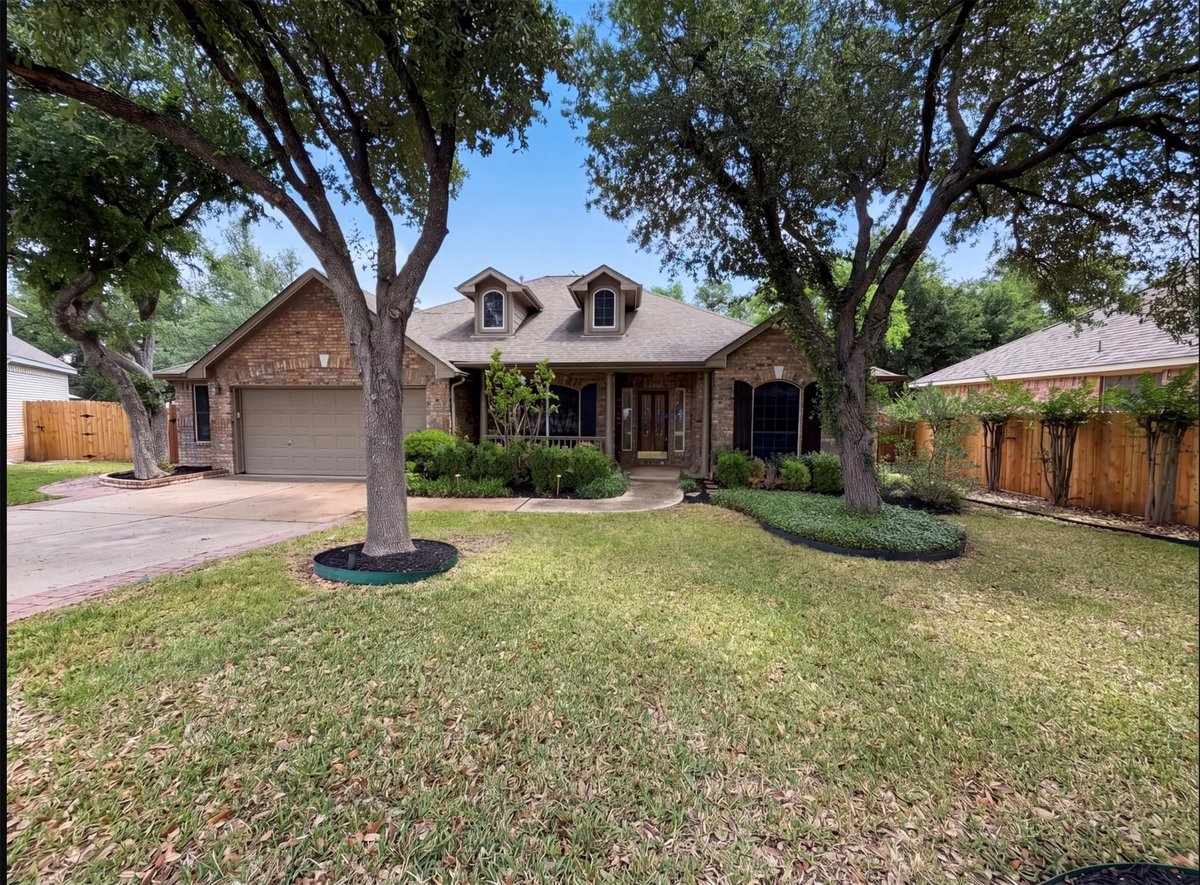View 1400 Hunter Ace WAY in Buttercup Creek Ph 04 Sec 09 1400 Hunter Ace WAY - front exterior - Luxury home in Buttercup Creek Ph 04 Sec 09, Cedar Park, TX