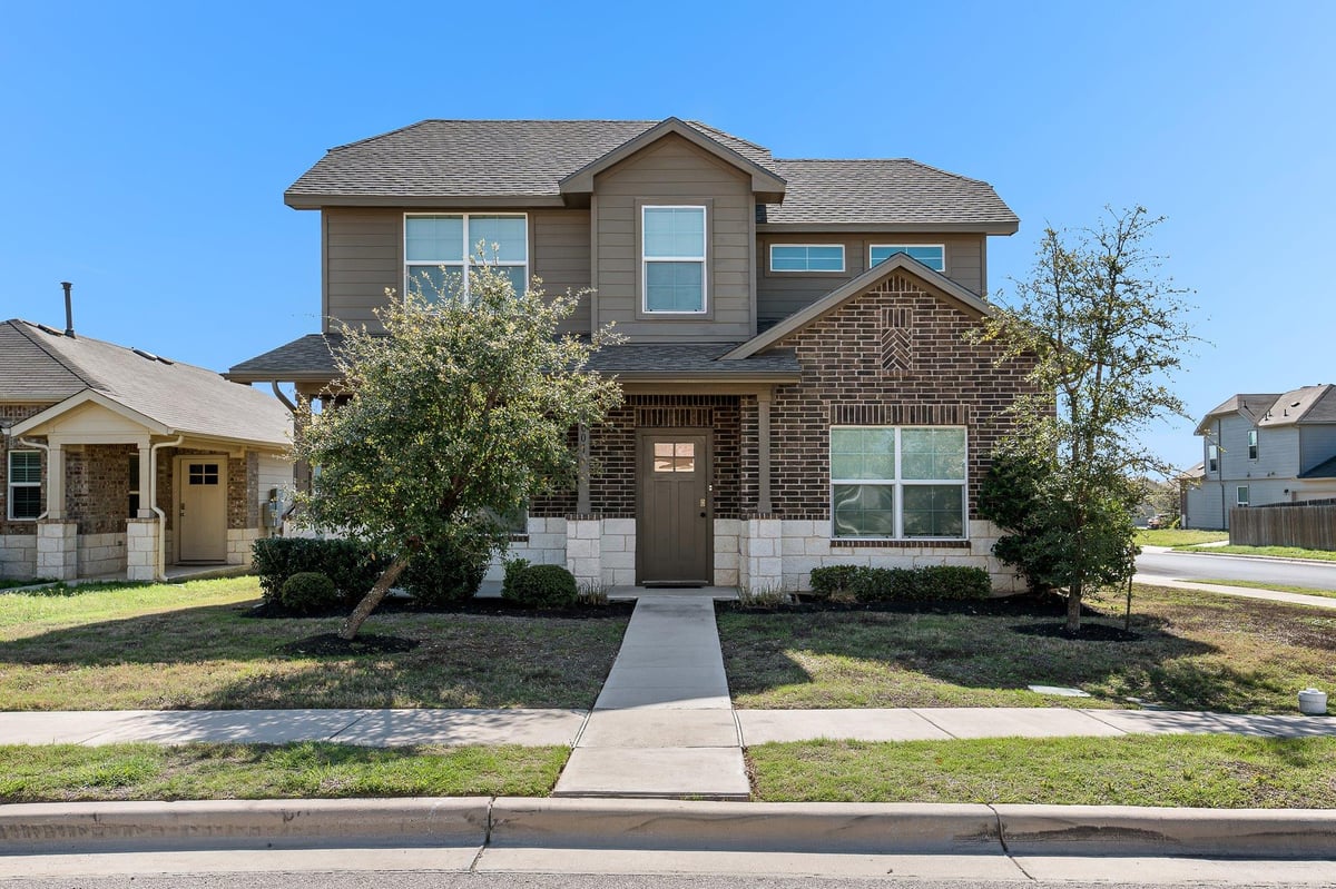 View 14001 Heywood Dr in Cantarra Sec Iv 14001 Heywood Dr - front exterior - Luxury home in Cantarra Sec Iv, Pflugerville, TX