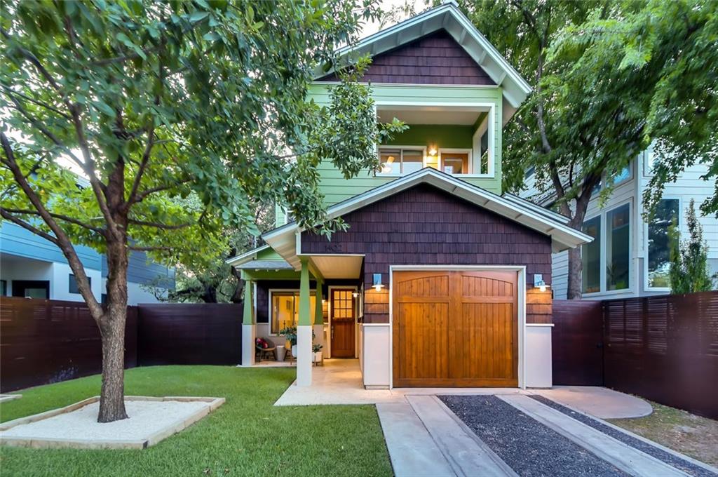 View 1402 Bouldin Ave in South Heights Amd 1402 Bouldin Ave - front exterior - Luxury home in South Heights Amd, Austin, TX