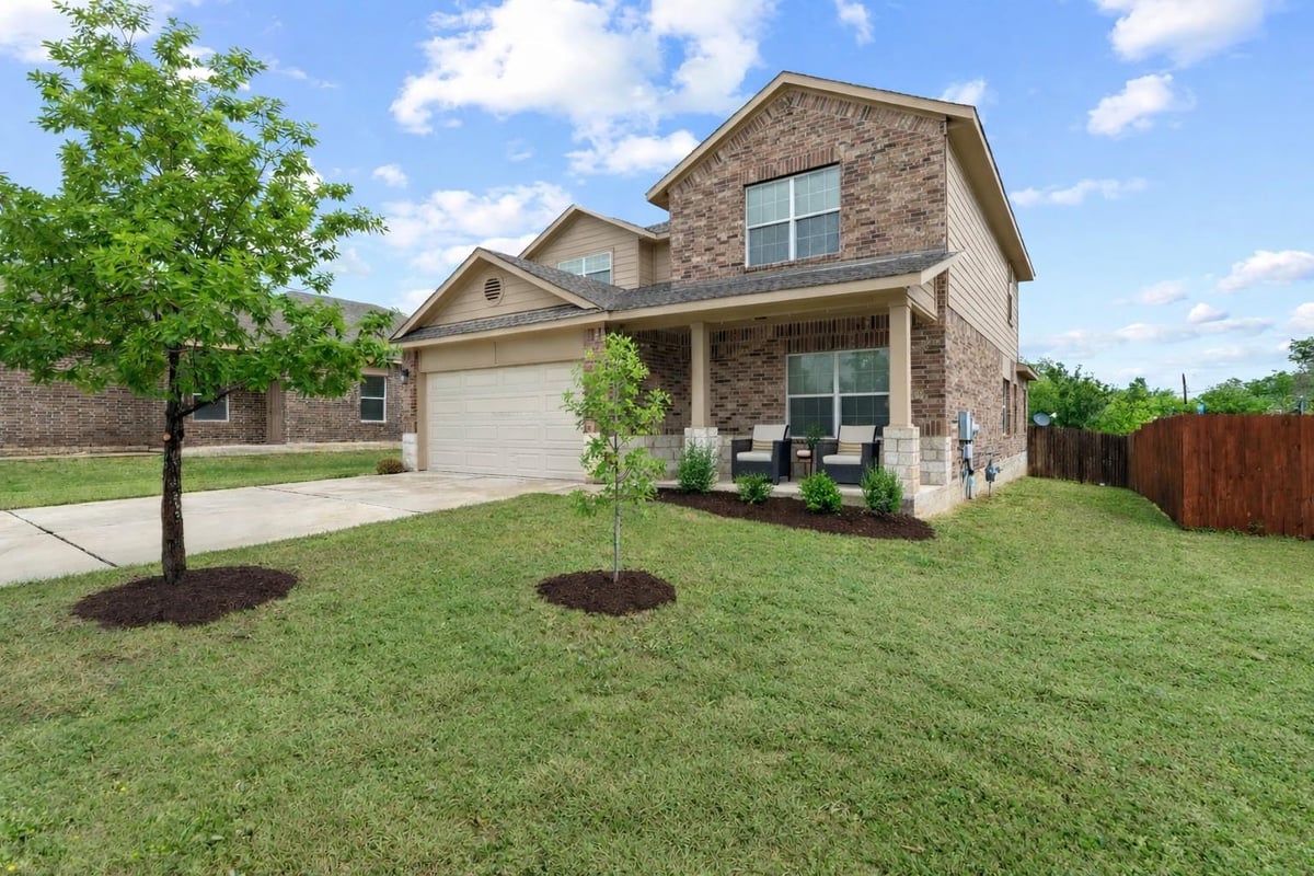 View 1402 Deodara DR in Cedar Grove 1402 Deodara DR - front exterior - Luxury home in Cedar Grove, Cedar Park, TX