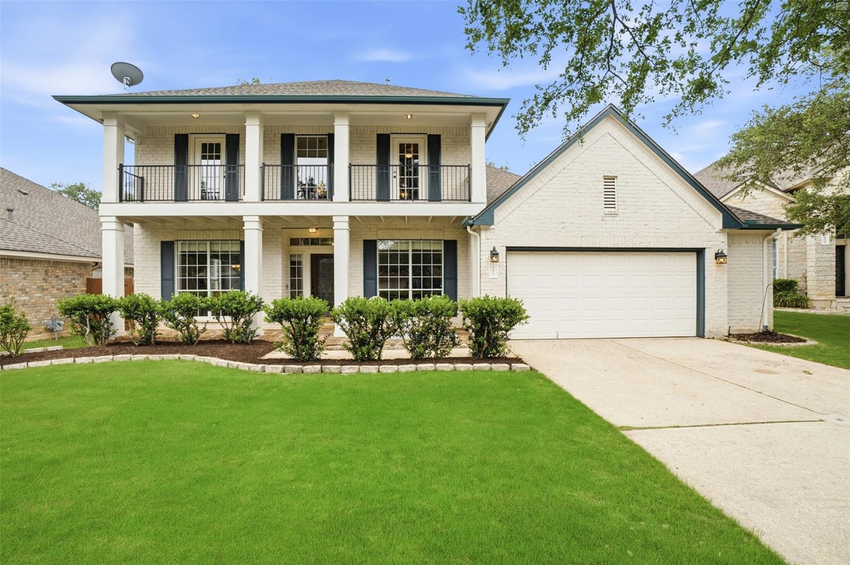 View 1402 Duster Cv in Buttercup Creek Ph 04 Sec 05 1402 Duster Cv - front exterior - Luxury home in Buttercup Creek Ph 04 Sec 05, Cedar Park, TX