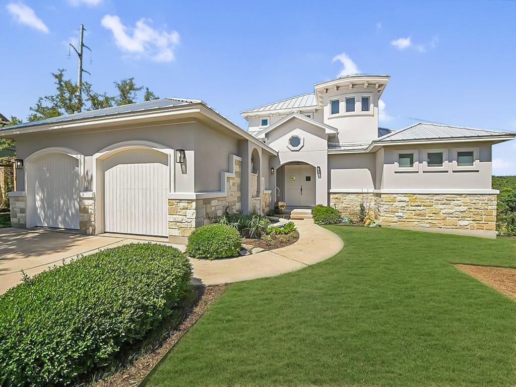 View 1402 OLYMPUS Dr in Austin Lake Hills Sec 02 1402 OLYMPUS Dr - front exterior - Luxury home in Austin Lake Hills Sec 02, Austin, TX