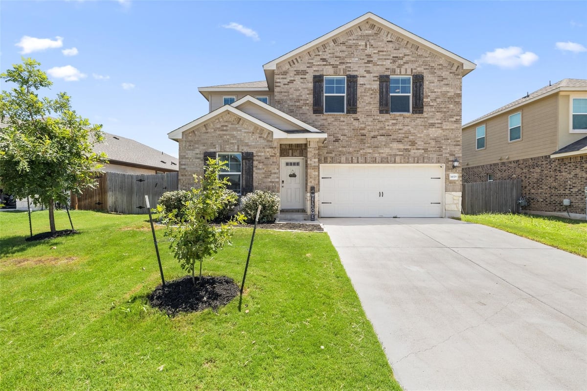 View 14029 Heartland DR in ShadowGlen 14029 Heartland DR - front exterior - Luxury home in ShadowGlen, Manor, TX