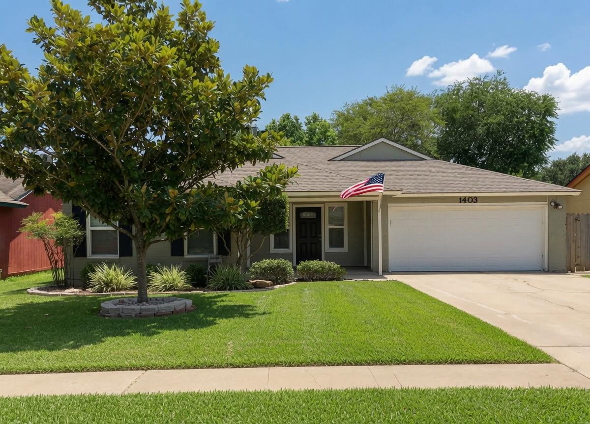 View 1403 Beth LN in Mesa Park 1403 Beth LN - front exterior - Luxury home in Mesa Park, Round Rock, TX